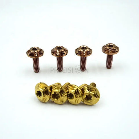 Titanium Motorcycle Brake Disc Bolts M8