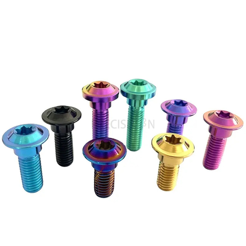 Titanium Motorcycle Brake Rotor Bolts M8