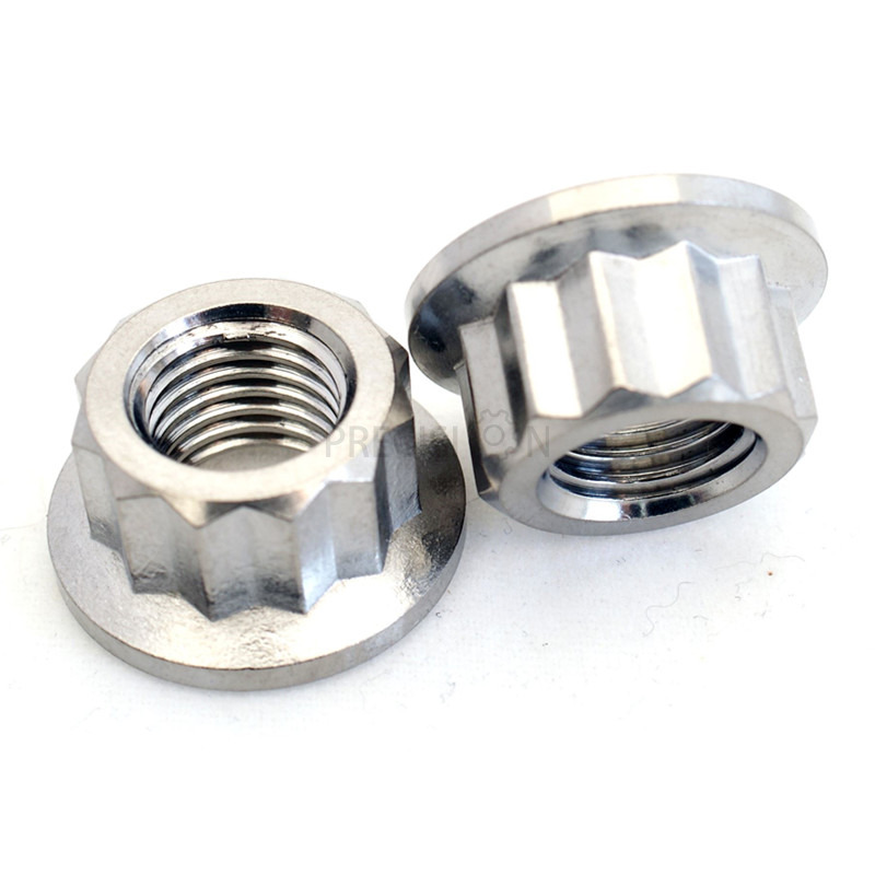 网址-------Titanium 12 Point Flange Sprocket Nuts