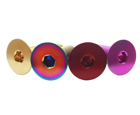 Titanium Bottle Cage Bolts M5x12mm