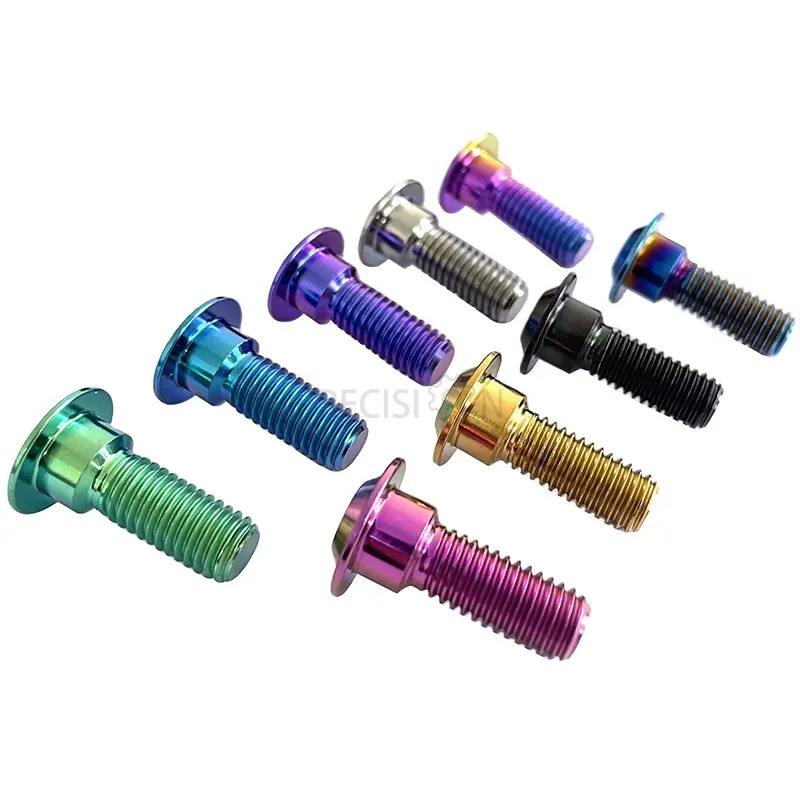 Titanium Motorcycle Brake Rotor Bolts M8
