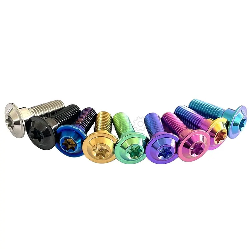 Titanium Motorcycle Brake Rotor Bolts M8