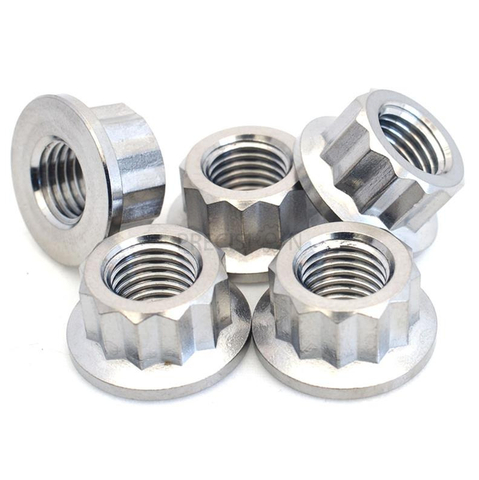 网址-------Titanium 12 Point Flange Sprocket Nuts